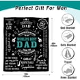 thumbnail image 5 of MMYGU Anniversary Romantic Gifts for Husband Gifts Blanket for Husband Him Men Husband Birthday Gifts from Wife Valentines Day Gifts for Husband Xmas Bday Presents 40x50in, 5 of 6