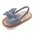 thumbnail image 5 of Baby Girls Bow Knot Sandals, Casual Soft Sole Princess Flat Non-Slip Patchwork Shoes, 5 of 8
