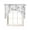 Gray, variant on Grey Forest Branches Kitchen Curtains Set for Windows 3 Piece Cafe Curtains 24 Inch Length Swag Curtains Valances and Tier Set Vintage Tree Leaves Drapes for Bedroom Bathroom Living Room