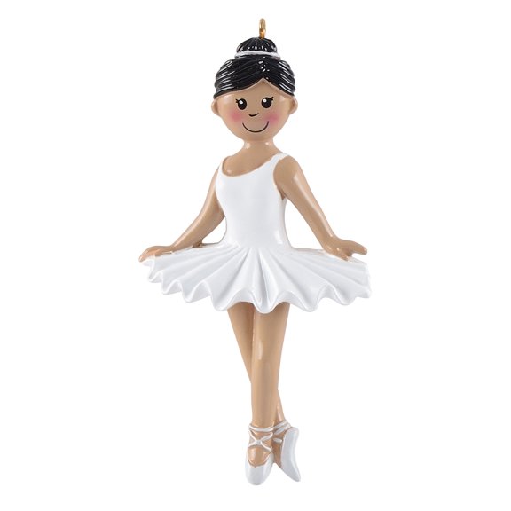 Maxora Personalized Ornaments Customized Christmas Ornament Ballerina Girl Ethnic Free Customize