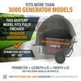 thumbnail image 5 of GenTent Inverter Kit - Running Cover for Fully Encased Generators  - Flame Retardant, Waterproof Vinyl (Standard - Tan) Generator Tent, 5 of 6