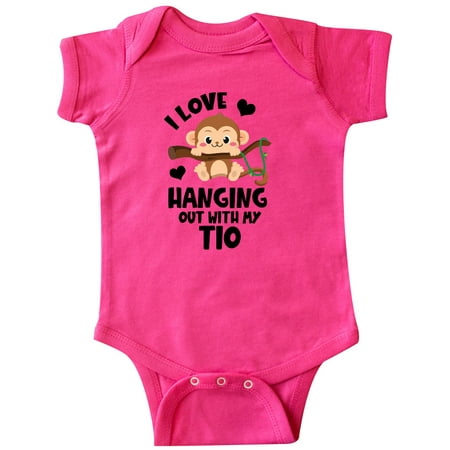 

Inktastic Monkey I Love Hanging out with My Tio Gift Baby Boy or Baby Girl Bodysuit