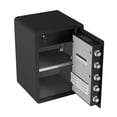 thumbnail image 4 of Sesslife 4.0 Cubic Feet Large Safe Box with Fireproof Waterproof Bag, Electronic Digital Keypad Lock, Inner Cabinet & Adjustable Shelf, Wall & Floor Mount Security Safe for Home Office Hotel, 4 of 9
