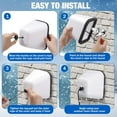 thumbnail image 5 of Tozuoyouz Outdoor Faucet Covers For Winter Reusable Winter Insulated Foam Spigot Cover Freeze Protection For Outside Faucet Water Spigot Garden Hose Bib White 1Pc, 5 of 7
