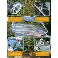 thumbnail image 4 of Yaouit Clear Vinyl Tarp Heavy Duty Waterproof, Vinyl Tarpaulin with Grommets, Outdoor Plastic Tarp Cover for Patio Enclosure Greenhouse Chicken Coop Garden Roof Plant Shelter, 4 of 8