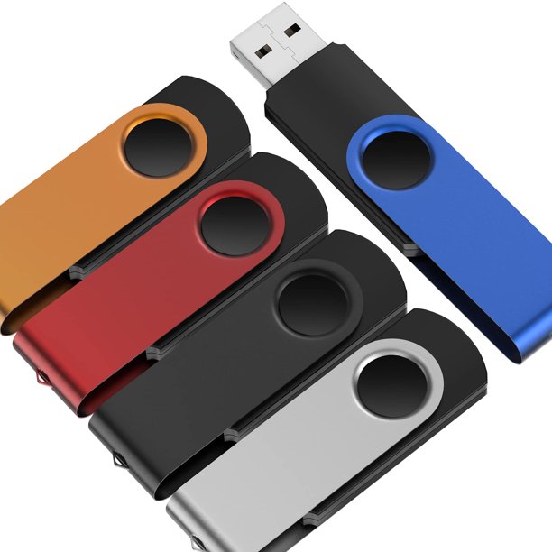 Bulk Pack of 5 4GB USB Flash Drives 4 GB Stick Metal