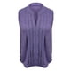 thumbnail image 5 of Top sin mangas con cuello en V y pliegues para mujer, poliéster-spandex, tallas S-XXL, elegante/casual, bloques de color, 5 of 5