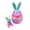 B, variant on CoreLiving Easter 3D Printed Bunny Eggs Set with Mini Cute Bunny Inside Surprise Egg 3D Printed Animals Colorful Rabbit Figurine Easter Basket Stuffers for Party Favors Holiday Decor Gifts