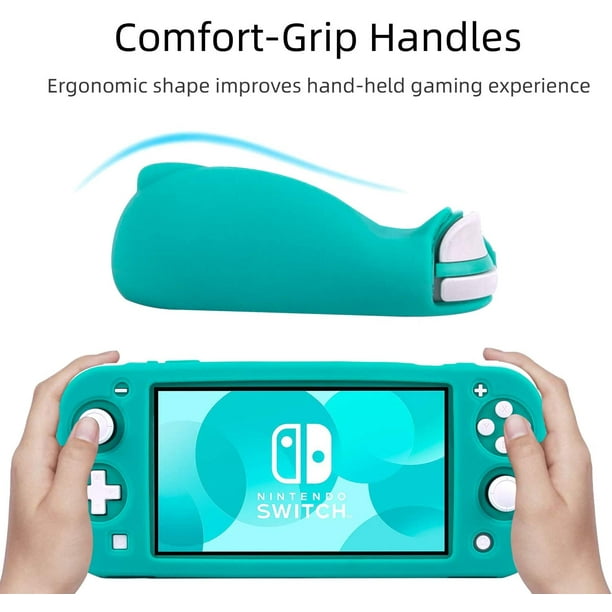 Coque Silicone Bleu Compatible avec Nintendo Switch lite - Etui