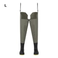 thumbnail image 4 of Yuarrent Nuevas botas de lluvia de pesca para hombres y mujeres, impermeables y ligeras, nuevas botas de lluvia de pesca para hombres y mujeres Pescar gris verde L, 4 of 6