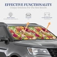 thumbnail image 4 of Balery Bright Mushrooms Sun Shield 2 Pack For Car Front Windows Foldable Sun Visor Protector Blocks Max Uv Rays And Keeps Your Vehicle Cool For Most Sedans Suv Truck, 4 of 7