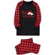 thumbnail image 3 of SPANBILT Pijamas navideños Conjuntos Familiares PJ con Letras y Cuadros Estampados Linda Camiseta de Manga Larga y Ropa de Dormir Inferior, 3 of 3
