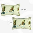 thumbnail image 4 of EasygdpAvocado For Exercise Polyester Fiber Double-Sided Pillowcase,Super Soft,Comfortable And Luxurious Pillowcase,Not Easy To Break Or Deform- 16"X24", 4 of 9