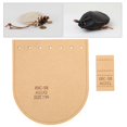 thumbnail image 1 of Plantilla de cuero acrílico transparente ANGGREK 2 piezas Para manualidades de cuero, 1 of 8