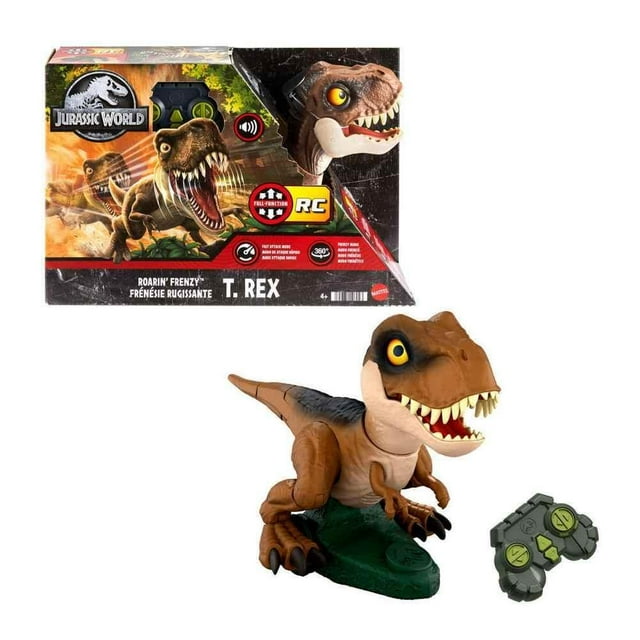 Figura de Acción MATTEL Jurassic World T. Rex con Control Remoto