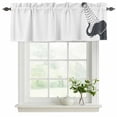 thumbnail image 2 of 2 Pack Valances for Windows, Elephants Showering Window Valances for Living Room/Bedroom/Bathroom, Modern Abstract Art Funny Animals Light Filtering Kitchen Curtain Valance 42"W x18" L, 2 of 9
