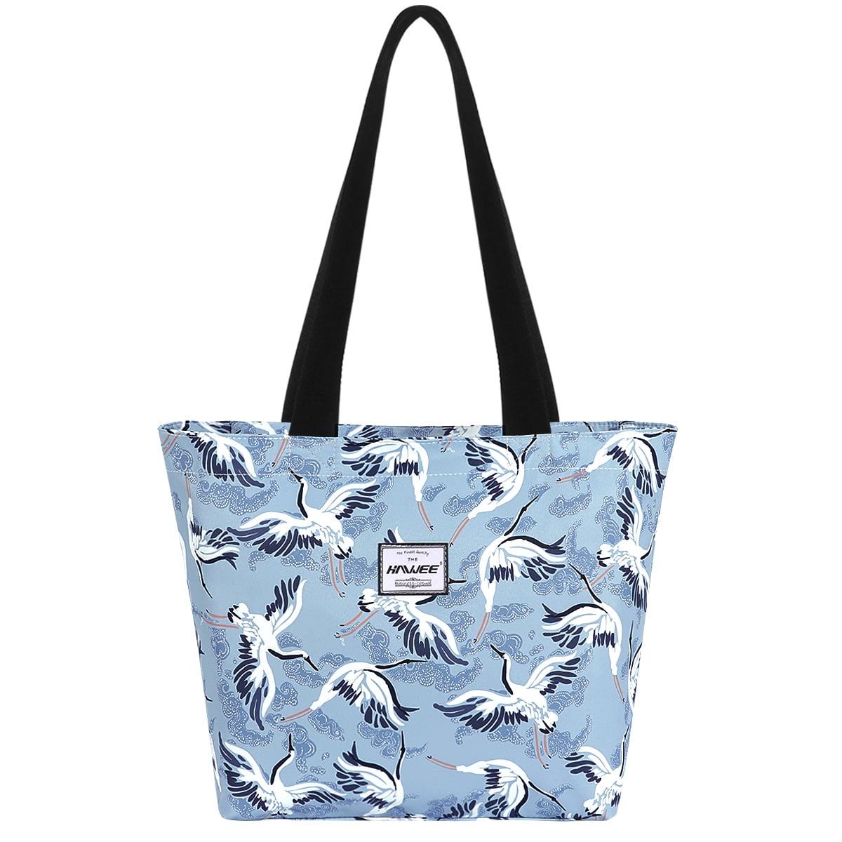 Flower Women Mesh Totes Bags Transparent Shopping Girls Travel Handbags #LY 