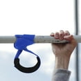 thumbnail image 4 of Kit de 2 correas de levantamiento de pesas para gimnasio, muñequeras antideslizantes con agarre ajustable para hombres y mujeres, 4 of 7