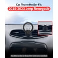 thumbnail image 2 of MaserWeller Car Phone Holder for Jeep Renegade 2015-2023 Accessories, 360° Rotation Phone Mount Compatible with MagSafe, Cell Phone Holder Does Not Affect Air Vent, 2 of 9