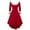 Red, variant on LYXSSBYX Womens Long Sleeve Dresses Women Retro Christmas Long-Sleeved Plush High and Low Swing Style Dress