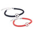 thumbnail image 3 of HEALEEP 2 Pcs Bracelet de Soccer Chic Bracelet de Soccer Réglable en Cuivre pour Hommes Femmes, 3 of 8