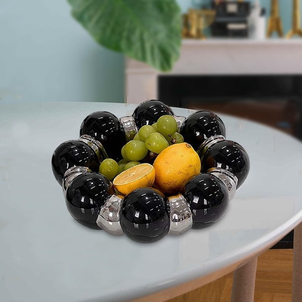 Bandeja para servir frutero de encimera, práctica decoración de mesa, cesto de almacenamiento para frutero, para encimera del hogar, para pasteles y
