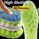 thumbnail image 2 of Plantillas deportivas de látex, almohadillas suaves para zapatos de alta elasticidad, desodorante transpirable, cojín de absorción de impacto, plantilla de soporte para el arco para hombres y mujeres Dengxun unisex, 2 of 2