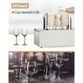 thumbnail image 4 of Wine Glass Polisher, Commercial Glass Polisher, Electric Winery Wine Glass Polishing Machine with 5/8 Polishing Cloth Washers, Stainless-Steel Glassware Polishing Machine for Hotels, Bars, Caterers, 4 of 9