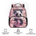 thumbnail image 6 of Aplkyhs Backpack Lovely Style School Bookbag for Age 12-18 Cherry Blossom Panda Water Repellent Durable Backpack for Teens Travel & Daily, 6 of 7