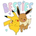 thumbnail image 2 of Women's Pokemon Besties Eevee and Pikachu  Graphic T-Shirt, 2 of 3