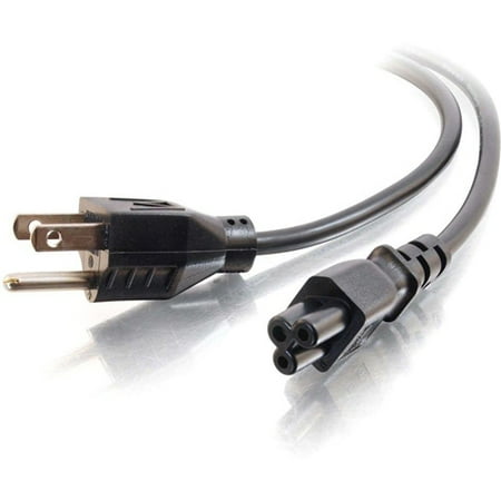 C2G 6ft 18 AWG 3-Slot notebook computer Power Cord (NEMA 5-15P to IEC320C5) - power cable - 6 ft