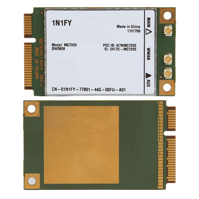 Mini WiFi Card, Mini PCIe Card Low Power Consumption High Speed Transmission For Laptop