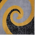 thumbnail image 6 of Luxe Weavers Yellow Swirls Modern Abstract Area Rug 8x10, 6 of 9