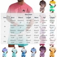 thumbnail image 3 of Zylanna Men's 2 Piece Outfit Sets, Gradient Color Casual Short Sleeve T-Shirt and Shorts Set Crew Neck Elastic Waist Loungewear for Vacation Daily Wear Sky Blue, 3 of 7