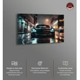 thumbnail image 2 of Drive Through The Town Car Canvas Wall Art by Notoriart, Gallery Wrapped, 45" x 30", 2 of 7
