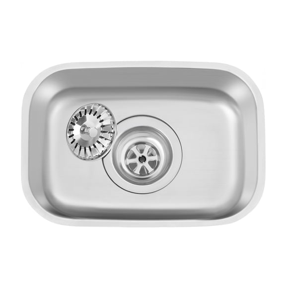 ToppiJoy Rectangular Hand Wash Basin Kitchen Sink RV Caravan Camper Boat 304 Stainless Steel