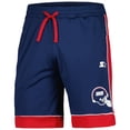 thumbnail image 2 of Men's Starter Royal/Red New York Giants Vintage Fan Favorite Shorts, 2 of 3