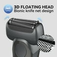 thumbnail image 3 of Er na Kensen Electric Razor Head Replacement Shaver Head 3D Floating Cutter Blades For BG-7183 Shaver Beard Razor Trimmer Machine, 3 of 7