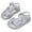 Silver, variant on Kureaily Fashionable Shoes With Soft Soles For Kids/ Size 10,10(Silver)