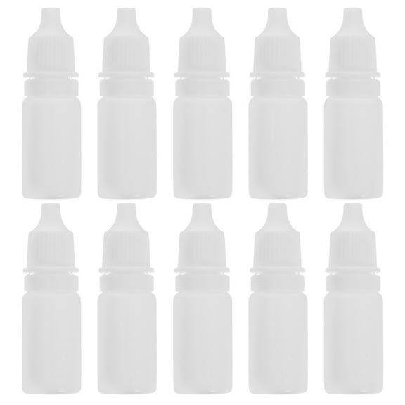 10 Pcs Eye Drop Bottle Dropper Bottle or Pigment Bottle Plastic 6.10X2.10X2.10CM