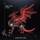 thumbnail image 2 of Puzzle de metal 3D FILASLFT Magic Wing Dragon Black Clothes, 2 of 7
