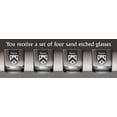 thumbnail image 2 of Byrne Irish Coat of Arms Tumbler Glasses - Set of 4 (Sand Etched), 2 of 2
