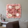 thumbnail image 4 of DELESYS Simulation Flower Wall Wedding Decoration Artificial Flowers Rose Wall Flowers Wedding Flowers Suitable for Multi-scene Flower Wall, 35 * 35cm, 4 of 5