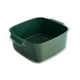thumbnail image 2 of Cesta para escurrir frutas de cocina Colador de cocina Recipiente para lavar verduras Escurridor de platos Verde oscuro, 2 of 9