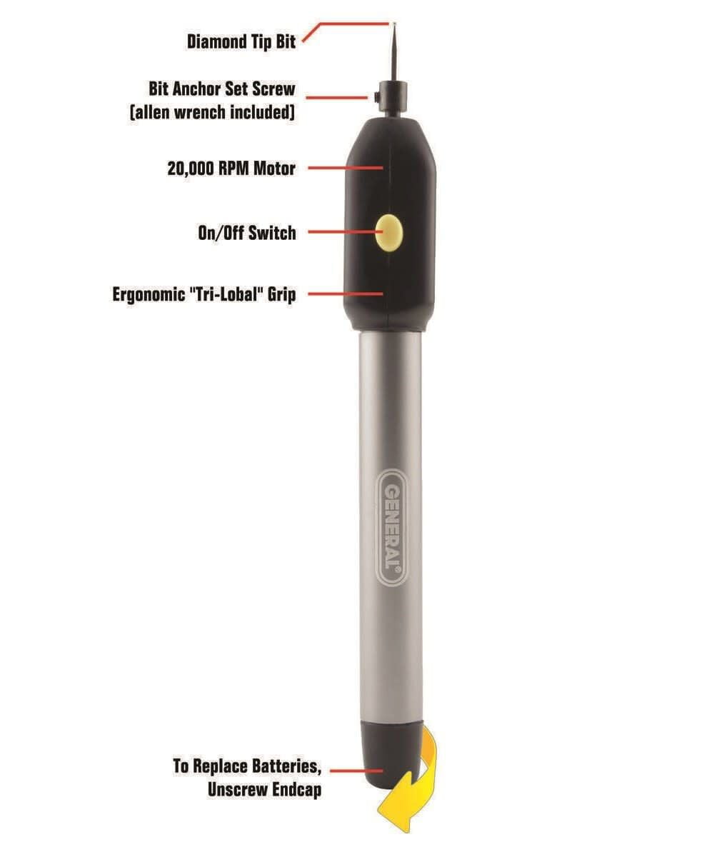 Cordless Precision Engraver by General Tools and Instruments