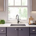 thumbnail image 2 of Kraus KPF-1673SFSMB Nolen Dual Function Pull, Faucets for Kitchen Sinks, Single-Handle, 16.4, Spot Free Stainless Steel/Matte Black, 2 of 13