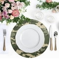 thumbnail image 5 of Camouflage Placemats Round Table Mats Non-Slip Washable Heat Resistant Kitchen Place Mat for Home Dining Coffee Tabletop (6PCS) Home Decor, 5 of 7