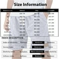 thumbnail image 3 of Dwralegc White Linen Shorts Men Elastic Waist Drawstring Beach Shorts Plus Size Casual Knee Length Pants Lightweight Big and Tall Linen Shorts with Pockets Black 3XL, 3 of 3