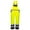 Yellow/Black, variant on Portwest S488 Men's Hi Vis Bib and Brace Work Overalls - Waterproof Breathable Contrast Rain Dungarees Yellow/Navy, Large