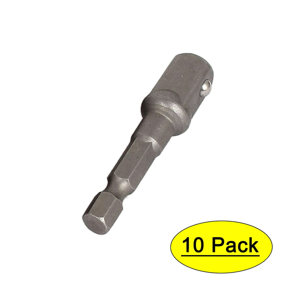 Electric Power Drill 1/4" Hex Shank 3/8" Impact Driver Socket Adapter